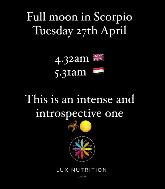 Full Moon in Scorpio 2021